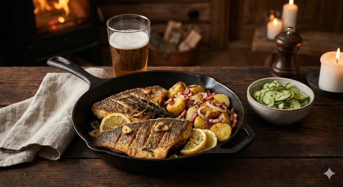Knusprige Barschfilets